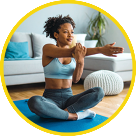 Woman exercising